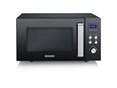 SEVERIN 3-in-1 Mikrowelle mit Grill und Heißluftfunktion, Minibackofen mit 10 Leistungsstufen, multifunktionale Mikrowelle mit Drehteller und Grillrost, schwarz, MW 7773 im Sale